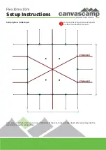 Preview for 5 page of canvascamp Flex 10m x 10m Setup Instructions