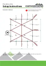 Preview for 6 page of canvascamp Flex 10m x 10m Setup Instructions