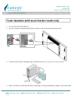 Предварительный просмотр 20 страницы Canvys PC55002R User Manual