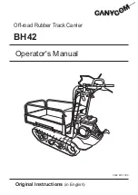 CanyCom BH42 Operator'S Manual предпросмотр