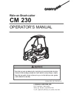 CanyCom CM 230 Operator'S Manual preview