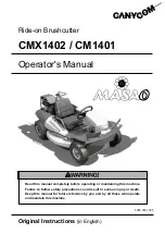 Preview for 1 page of CanyCom Masao CM1401 Operator'S Manual