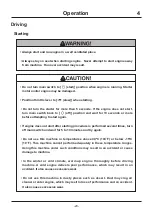 Предварительный просмотр 32 страницы CanyCom MASAO CMX 2502 Operator'S Manual