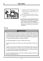 Предварительный просмотр 35 страницы CanyCom MASAO CMX 2502 Operator'S Manual