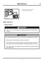 Preview for 84 page of CanyCom MASAO CMX 2502 Operator'S Manual