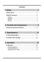 Preview for 7 page of CanyCom SC45 Operator'S Manual