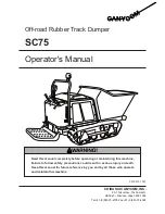 Предварительный просмотр 1 страницы CanyCom SC75 Operator'S Manual