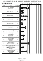 Предварительный просмотр 5 страницы Canyon 2 TIER SHOE CABINET Assembly Instructions Manual