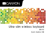 Предварительный просмотр 1 страницы Canyon BK-10 Quick Start Manual