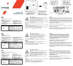 Предварительный просмотр 1 страницы Canyon C-04 Quick Manual