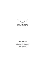 Canyon CNP-WF511 User Manual preview