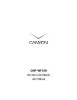 Предварительный просмотр 1 страницы Canyon CNP-WF518 User Manual