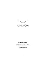 Canyon CNP-WFAP User Manual preview