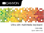 Canyon CNS-HKB6 Quick Start Manual предпросмотр