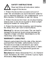 Preview for 11 page of Canyon CNS-SW75BL Quick Manual