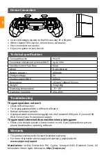 Preview for 4 page of Canyon GP-W5 Manual