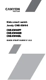 Preview for 1 page of Canyon Jondy CNE-KW44 Series Quick Start Manual