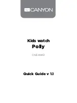 Canyon Polly Quick Manual preview