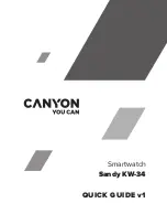 Предварительный просмотр 1 страницы Canyon Sandy CNE-KW34PP Quick Manual