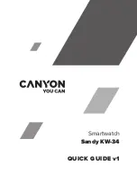 Canyon Sandy KW-34 Quick Manual preview