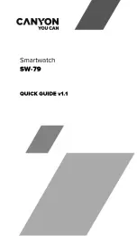 Preview for 1 page of Canyon SW-79 Quick Manual