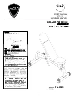 Preview for 1 page of Cap Strength DELUXE FID FM-804S Owner'S Manual