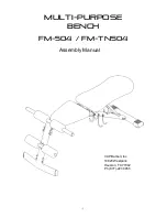 Cap Strength FM-504 Assembly Manual preview