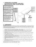 Preview for 3 page of Cap Strength FM-704 Owner'S Manual