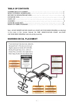 Предварительный просмотр 2 страницы Cap Strength FM-CS504B Assembly Manual