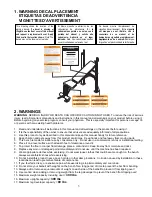 Предварительный просмотр 3 страницы Cap Strength FM-CS7230 Owner'S Manual