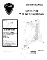 Cap Strength FM-H1007A125 Owner'S Manual preview