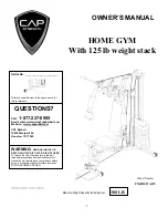 Preview for 1 page of Cap Strength FM-H1007A125 Owner'S Manual