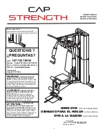 Предварительный просмотр 1 страницы Cap Strength FM-H125 Owner'S Manual