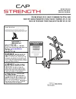 Cap Strength RK-CS19A Owner'S Manual preview