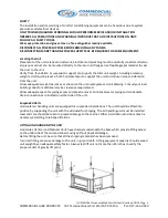 Предварительный просмотр 6 страницы CAP AHU Installation And Maintenance Instructions Manual