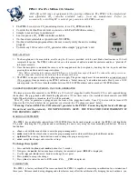 Предварительный просмотр 1 страницы CAP PPM-3 Instructions