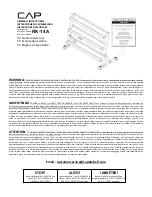 Предварительный просмотр 1 страницы CAP RK-14A Assembly Instructions