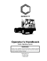 Capacity TJ5000 DOT Operator'S Handbook Manual preview
