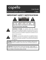 Предварительный просмотр 1 страницы capello Ci320 User Manual