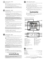 Предварительный просмотр 2 страницы capello CR15 User Manual