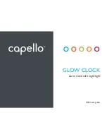 Предварительный просмотр 1 страницы capello Glow Clock User Manual