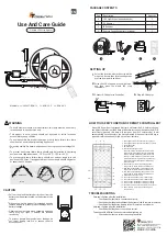 Preview for 1 page of Capetronix JJ-5050ST-RGB-12 Use And Care Manual