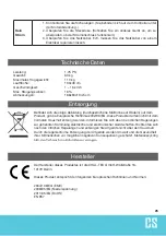 Предварительный просмотр 25 страницы CAPITAL SPORTS 10026913 Manual