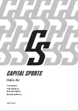 CAPITAL SPORTS Helix Air 10032650 Manual preview