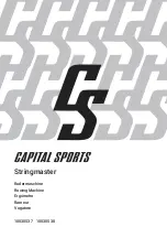 Preview for 1 page of CAPITAL SPORTS Stringmaster Operating Instructions Manual