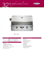 Preview for 1 page of Capital Professional Series PRO32RBI Specifications