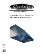 Capital PSVH24 Use And Care & Installation Manual preview