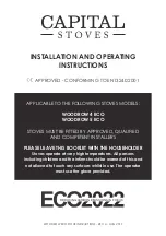 Capital WOODROW 4 ECO Installation And Operating Instructions Manual preview