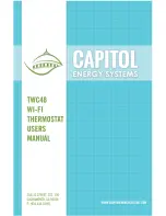 Capitol Energy Systems TWC46 Operation Manual preview