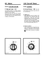 Preview for 21 page of Caple C 201 F/B Instruction Manual